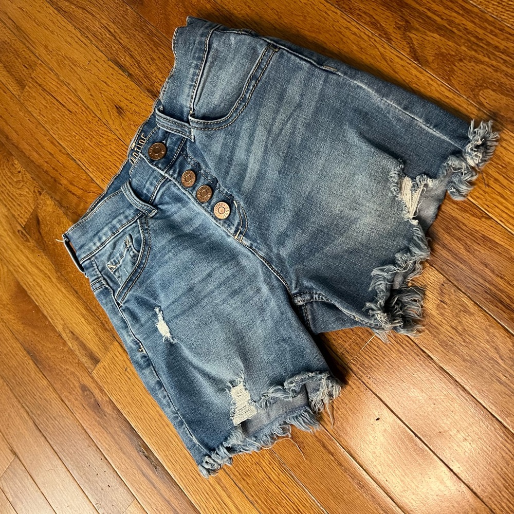 Justice Blue Denim Shorts - Girls Size 12
